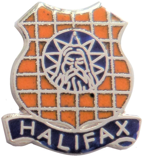 Halifax town small pin badge - town,