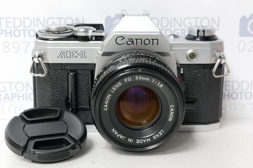 Canon silver fd - ae-1,
