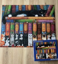 Cat Bookshelf Jigsaw Puzzle
