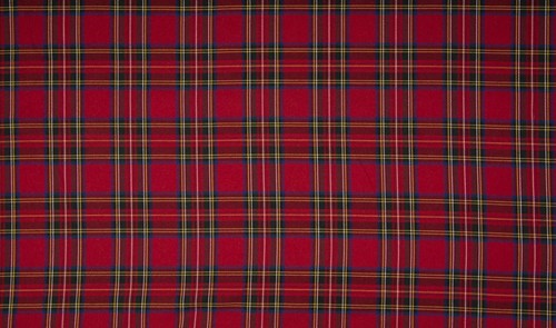 Scottish check tartan fabric - scottish,