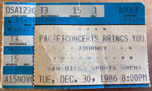 1986 journey raised - 1986, on