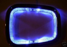 BLUE LED CHROME GEAR SURROUND