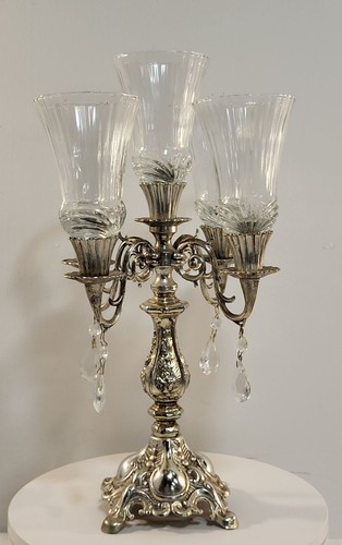 Vintage silver plate arm - silver,