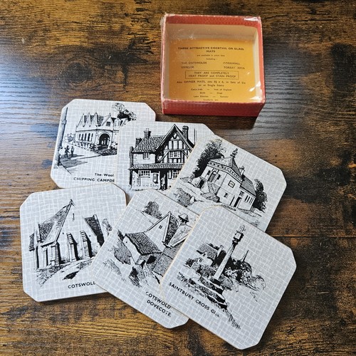 Vintage drinks coasters - vintage,