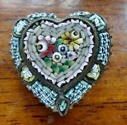 Antique edwardian micromosaic - antique,