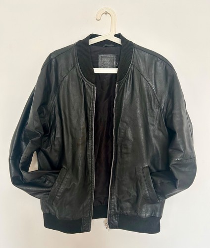 Asos leather jacket men s - leather,