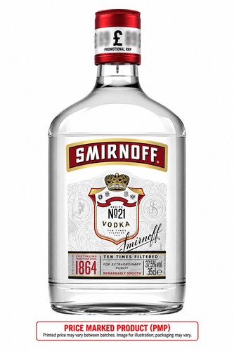 Smirnoff vodka 35cl - no.21,