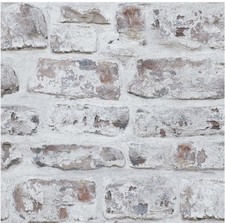 Art House Wallpaper x2 Rolls Whitewashed Wall Pattern 671100