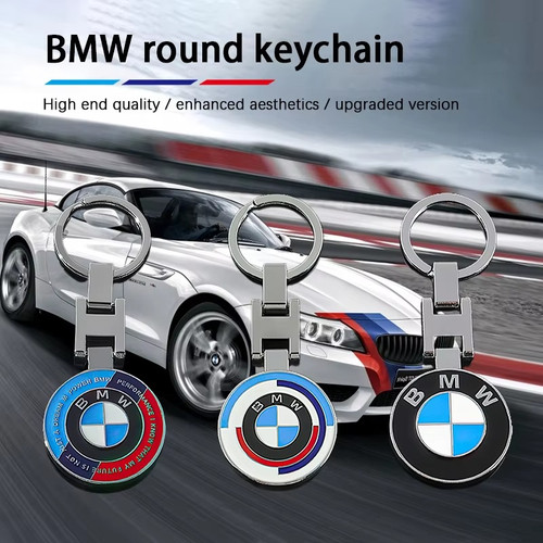 Bmw pendant keyring silver - pendant,