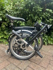 Brompton S6L Black With Dyno Folding Bicycle 6 Speed Global Delivery ??