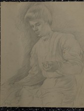 Original charcoal drawing