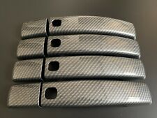 CARBON DOOR HANDLE COVERS FITS RANGE ROVER SPORT 2010-13 KEYLESS LR4 DISCOVERY 4