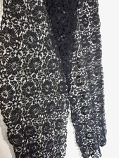 Antique Victorian Black Lace