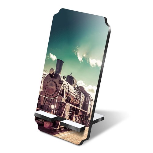 Mdf mobile phone stand old - phone,