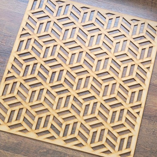 Laser cut decorative - decorative, square