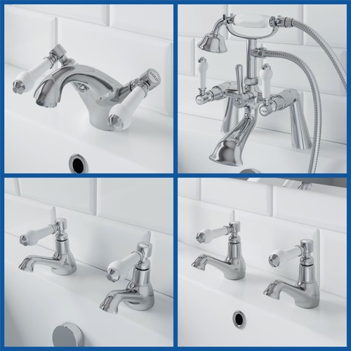 Traditional bathroom chrome - traditional,
