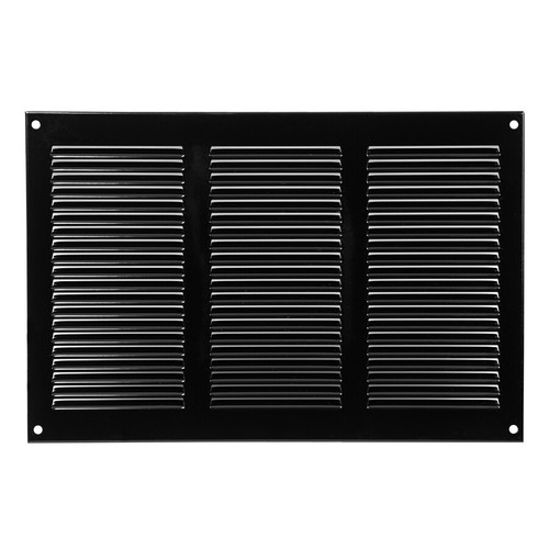 Black metal air vent - air, grille