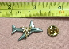 Vintage Silver Tone Airplane