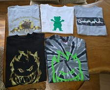 Spitfire Wheels Mens T-Shirt Bundle x 5 Size Small - Chest 34" 