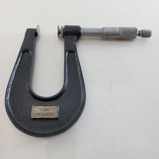Moore & Wright 936M 0 - 25mm Sheet Metal/Deep Throat Micrometer 100mm Throat