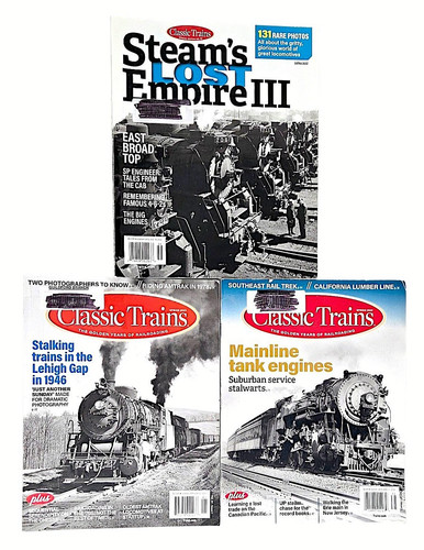 Classic trains magazines lot - lot, 3