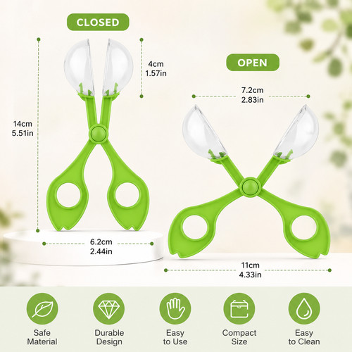 Clear acrylic reptile - clear,