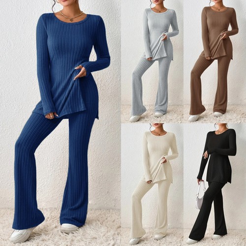Women long sleeve ribbed - long,