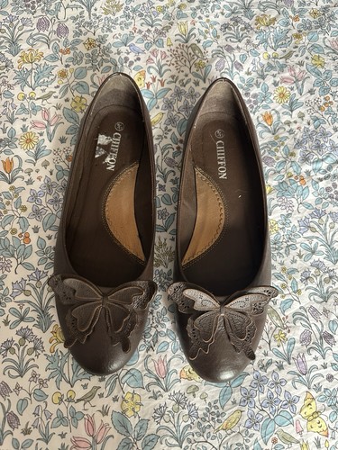 Chiffon brown ladies slip - ladies, on