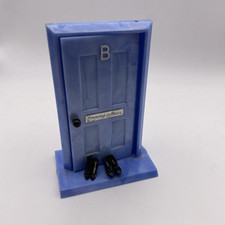 Vintage EVENING IN PARIS Bourjois MINIATURE DOOR Bakelite PERFUME Inc Vial Rare