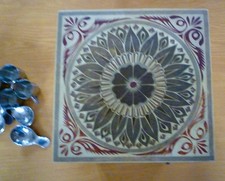 Decorative Indian 8 drawer tea caddy