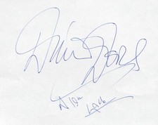 DIANA DORS & ALAN LAKE SIGNED