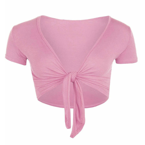 Ladies cap sleeve tie - cap, front