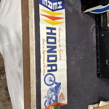 Rare Dealer Only honda 1960,s poster  unused . org