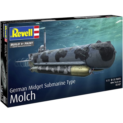 Revell german mini submarine - mini,