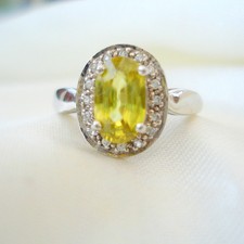 1.429ct Certified Capelinha Sphene Gold Ring
