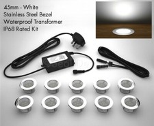 10 x 45mm LED Lights