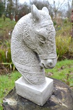 Horse head stone home or