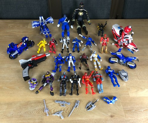 Power rangers figures - power, bundle