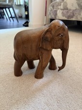 Hand Carved Wooden Elephant