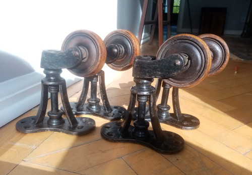 Four large industrial metal - four,