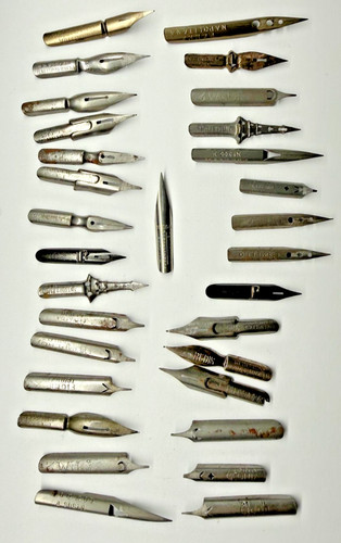 Vintage mixed calligraphy dip - mixed,