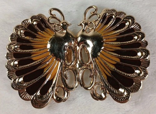 Vintage gold tone - tone, bird