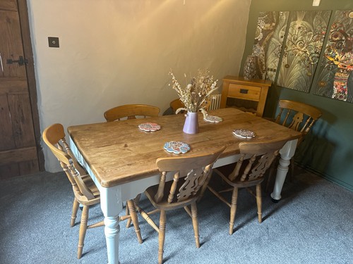 Dining kitchen farmhouse - dining,