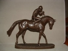 HEREDITIES BRONZED RESIN HORSE