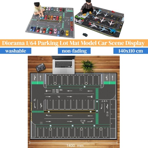 Parking lot diorama - lot,