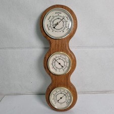 WOODEN WALL HANGING BAROMETER