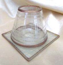 Yankee Candle 1950s Inspired Design Small Glass Shade and Tray 7cm