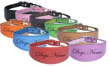 Dogs Name Personalized Leather