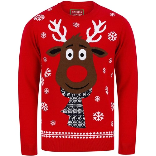 Christmas rudolph scarf motif - scarf,