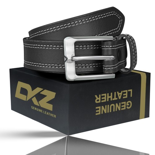 100 genuine leather belts - leather,